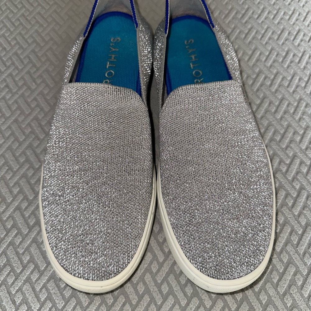 Rothy’s reflective gray sneaker